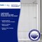 Kenney Mfg Microban Protected Lightweight PEVA Shower Liner, 70in W x 72in H, Clear, 2-Pack MB61122PK2 - alternate 4